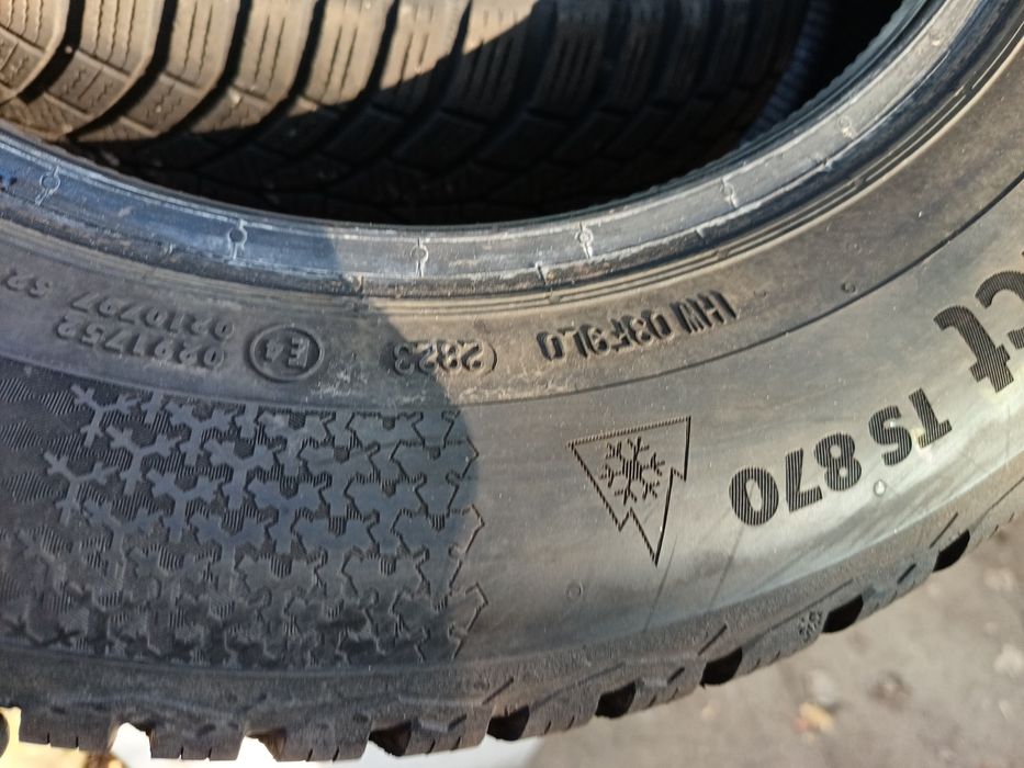 Anvelope MS iarna 185 65 15 continental 2023 6.5-7mm
