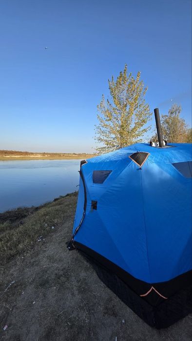 Зимняя трёх слойная шестиугольная, утеплённая палатка.3.5 3.5 .1.85