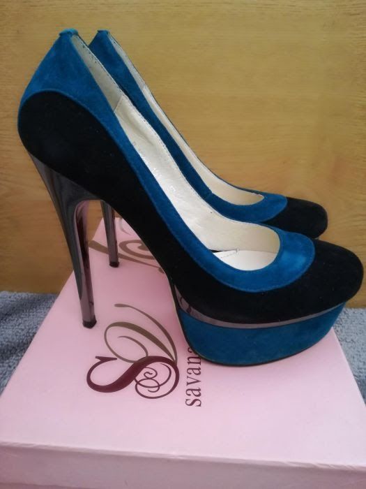 Pantofi stiletto piele naturala