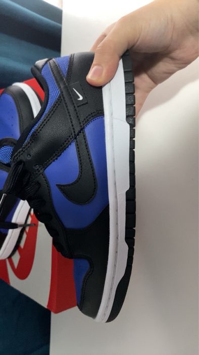 Nike dunk low albastru si negru