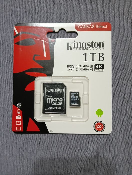 Микро сд. Новые 256 гб/ 1ТР