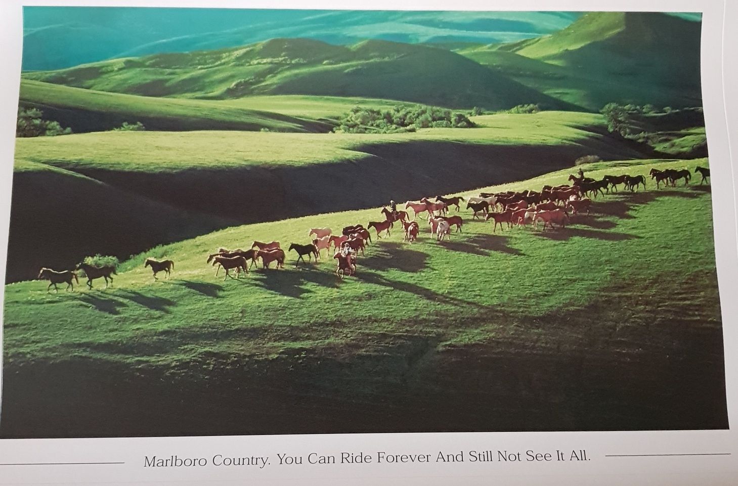 Календарь настоящий американский Marlboro Country - 2000, формата А1