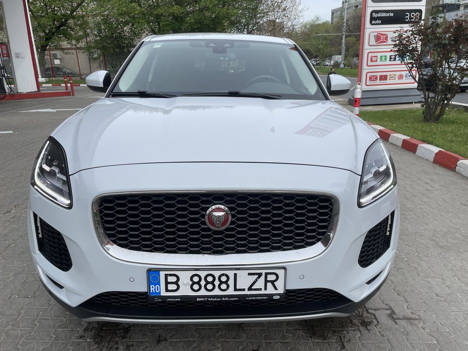 Jaguar E PACE, 180 CP, AWD, Alb perlat, turbina schimbata