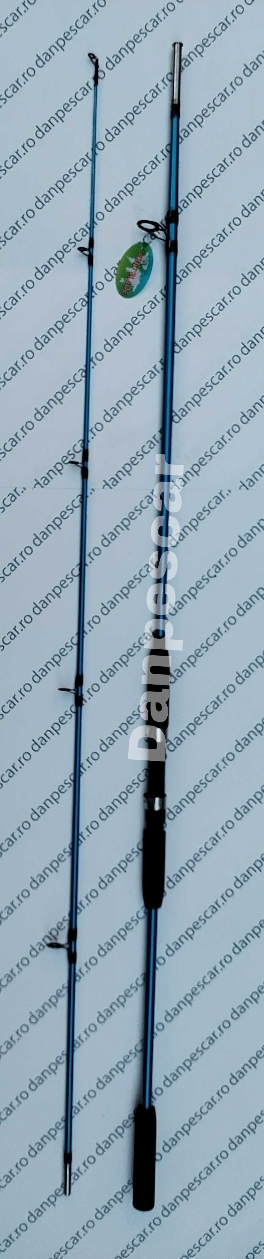 Lanseta WB fibra plina 2,70m pescuit la dunare 60-180gr Albastra