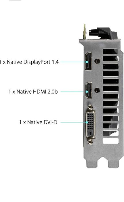 Видеокарта GTX Asus 1650 4 gb
