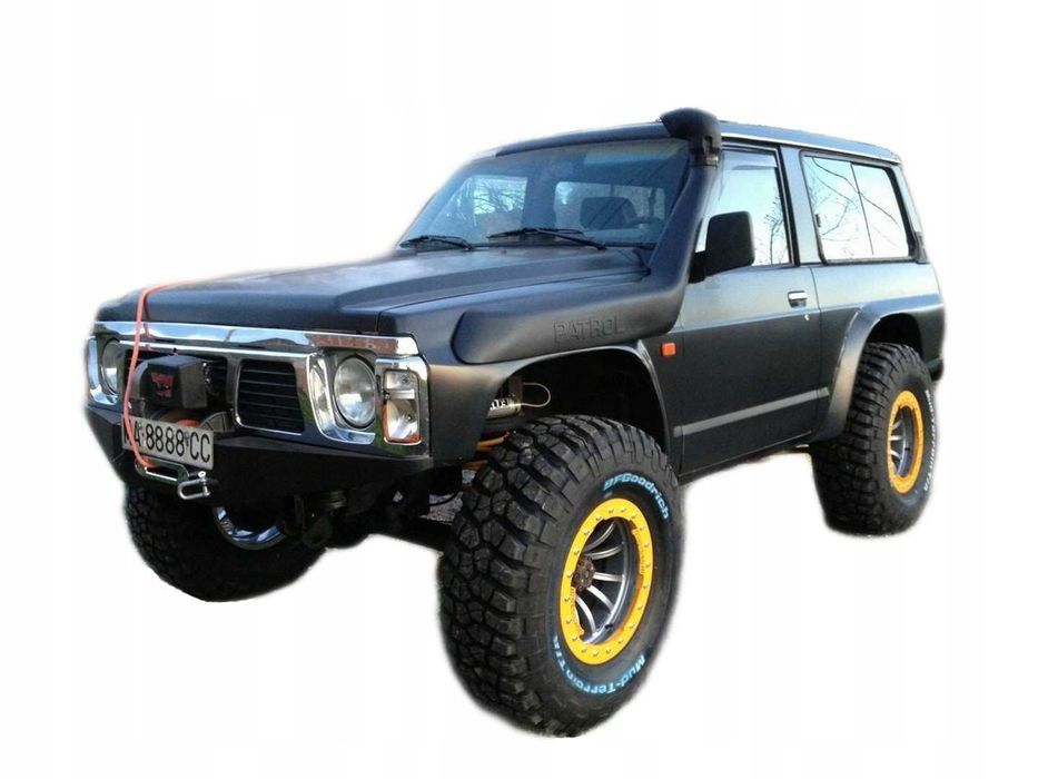 Snorkel Nissan Patrol Y60 anii1988-1997 cu logo Patrol 3,5 inch