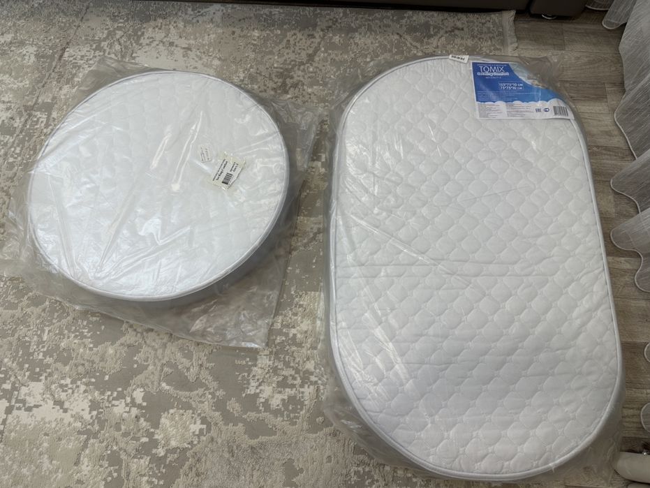 Продам новый комплект матрасов Tomix + кровать 2в1 в подарок