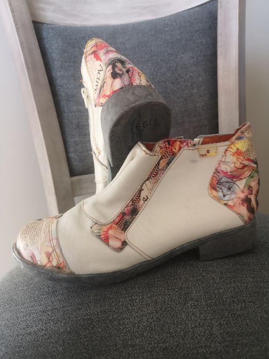 Детски Боти естествена кожа, дизайнерски, номер 36