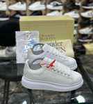 Adidasi Alexander McQueen Full White - PREMIUM - Verificare COLET
