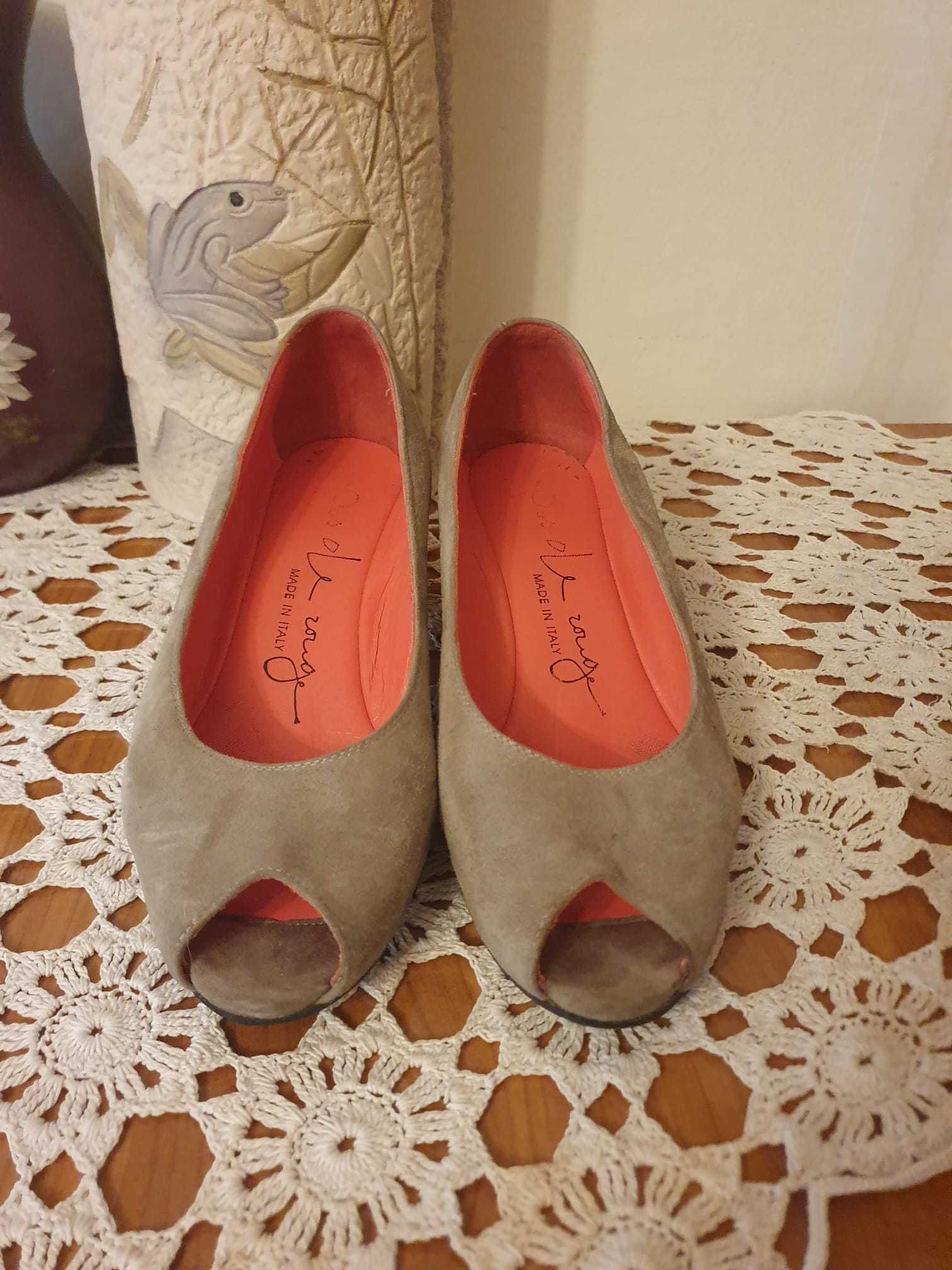 Pantofi piele antilopa