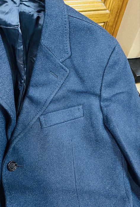 Palton barbatesc Massimo Dutti, din stofa de lana