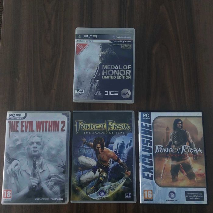 Vand jocuri 6 PC + 1 Joc PlayStation 3
