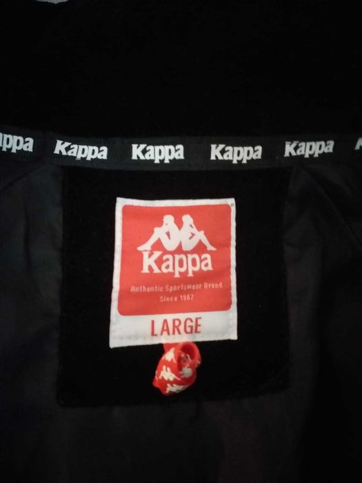 Geaca Kappa Authentic Cabrini Track Jacket Black/Red/Grey