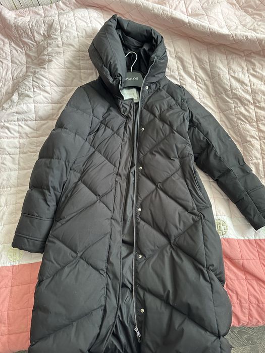 Пуховик зимний черный