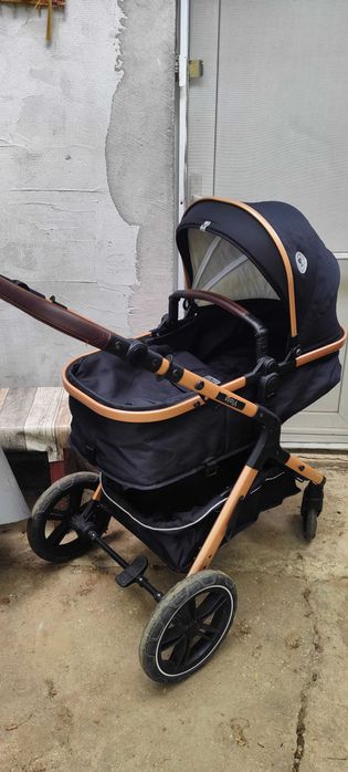 Carucior nou nascut 3 in 1 Lorelli Viola 22Kg + Geanta + Plasa insecte