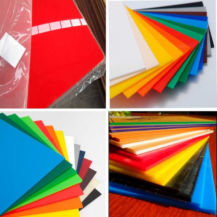 ОРГ стекло  Пластик стекло  Акрил любой расцветка Материалы