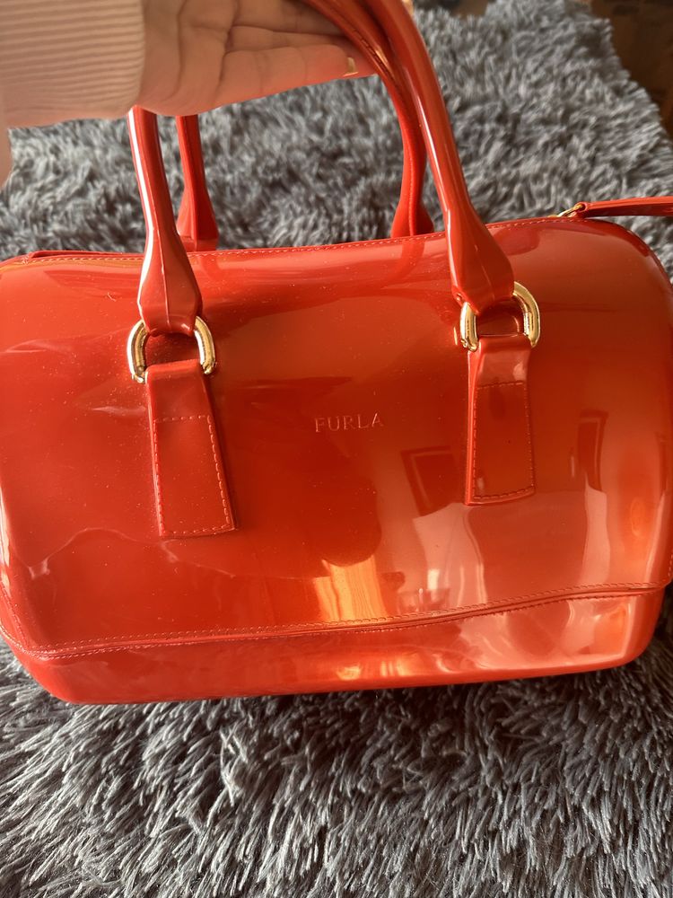 FURLA Дамска чанта FURLA червена