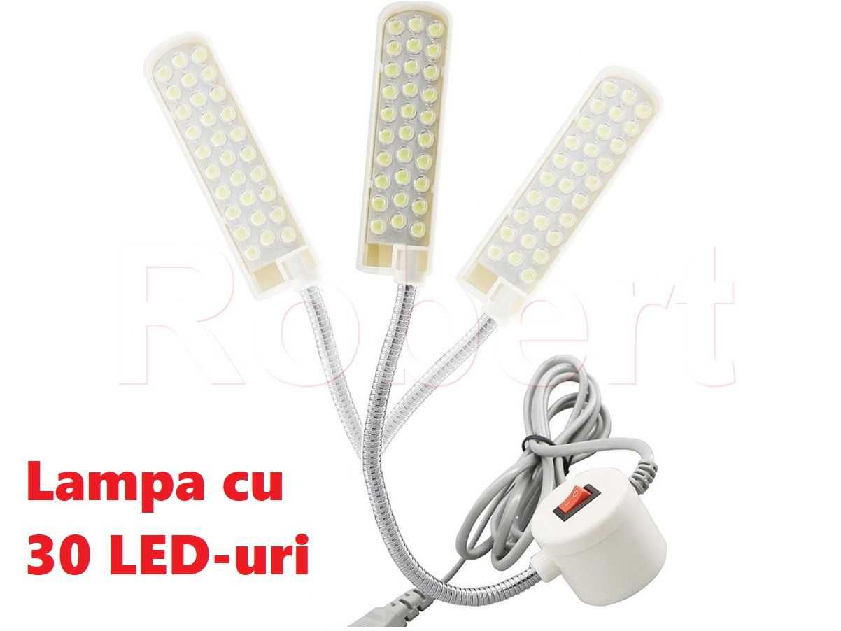 Lampa 30 LED iluminare alba pt masini de cusut, bancuri lucru