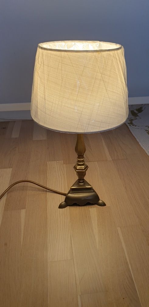 Lampa veioza vintage colectie bronz masiv Suedia 1960