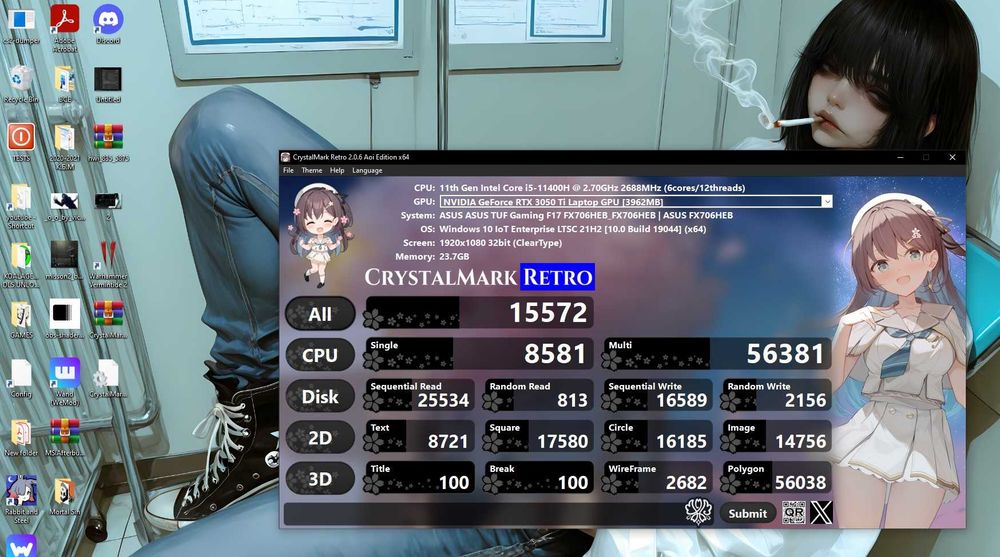 Asus TUF Gaming F17,I5 11400H,3050ti 4gb,24gb RAM,1000SSD+500gb SSD