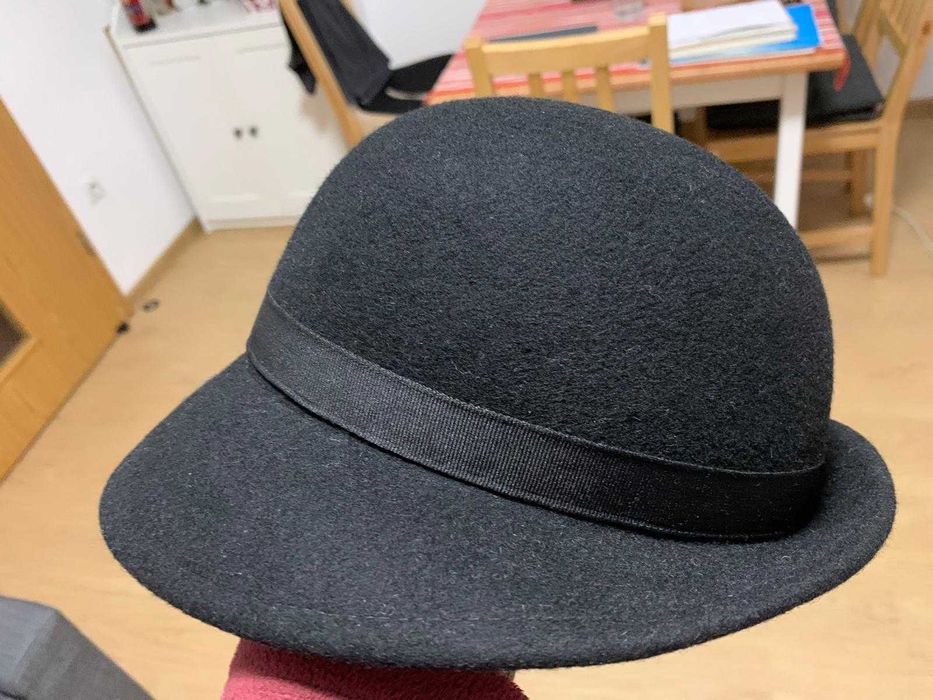 Palarie fetru dama marime 54 negru