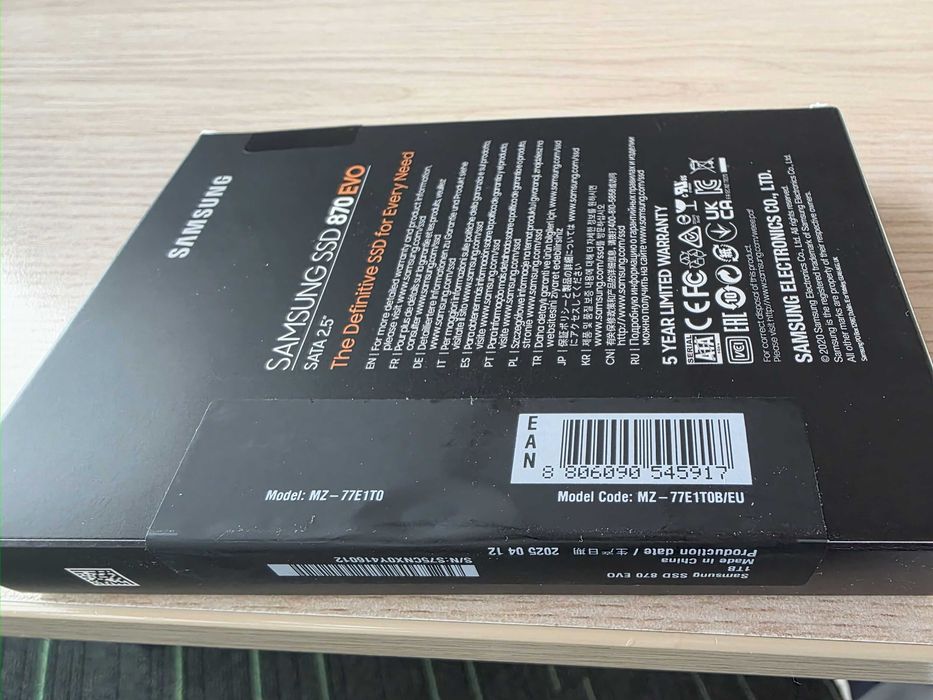 Solid State Drive (SSD) Samsung 870 EVO, 1TB, 2.5", SATA III sigilat