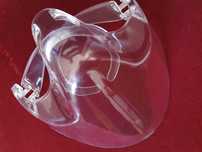 Mască plastic transparent