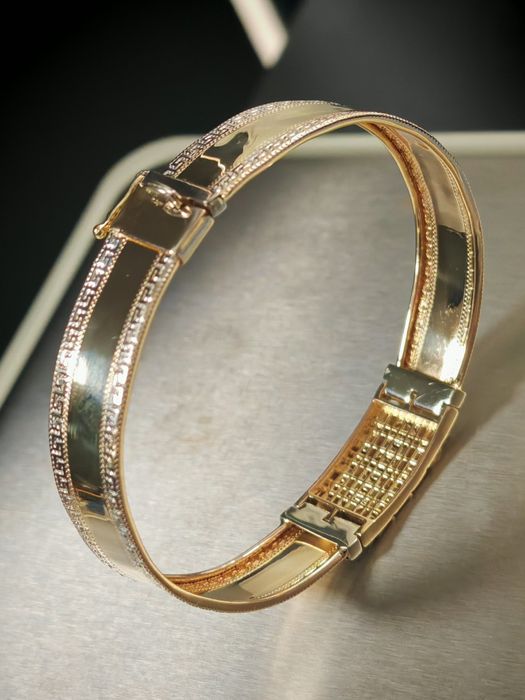 Brățară Aur Bărbați Fixă tip Versace