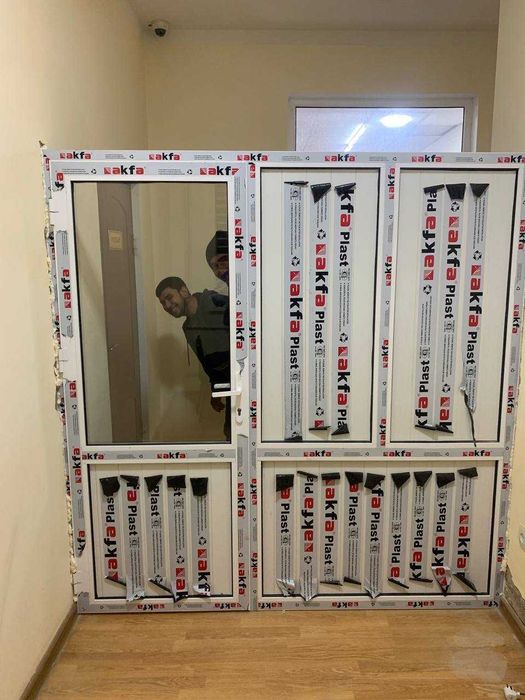 Установка окон и дверей из Акфа, Экопен, Энгелберг, Термо