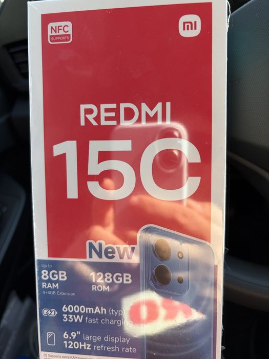 REDMI 15 C NEW запечатан -ТОП