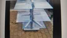 rafturi suport pe role display geam vitrina expunere