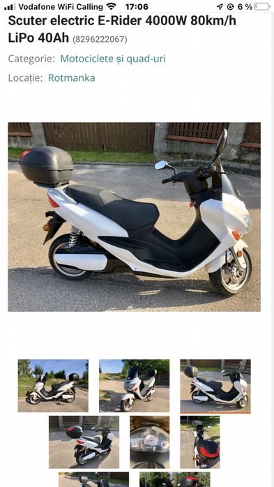 Vand-schimb scuter fara permis electric nou rar itp. Plus 1 gratis.