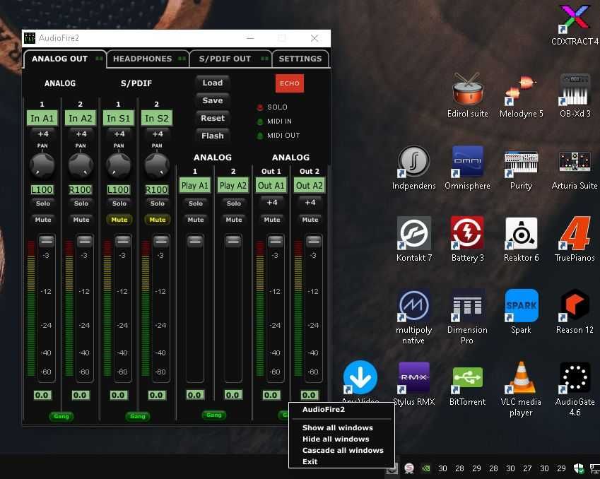 Placa de sunet Echo Audiofire2+accesorii
