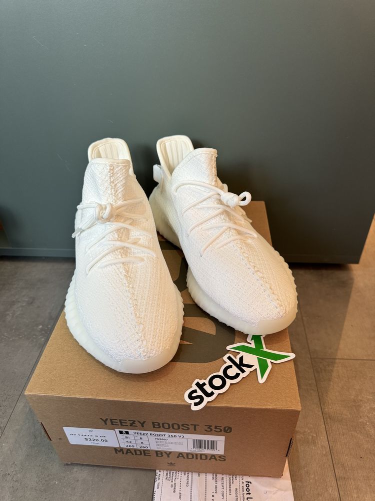 Yeezy Adidas Triple White 36-45 Poze Reale