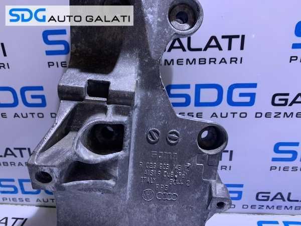 Suport Accesorii Rola Intinzatoare Motor Alternator Skoda Superb 2 2.0 TDI BMP BKD 2008 - 2013 Cod 03G903143F 03G903315 [D0285]
