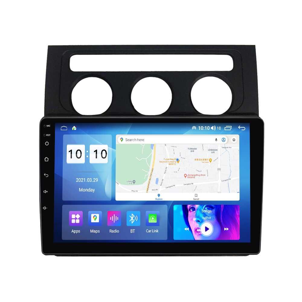 Navigatie Android 13 Vw Touran 2003 -2010 1/8 Gb Waze CarPlay + CAMERA