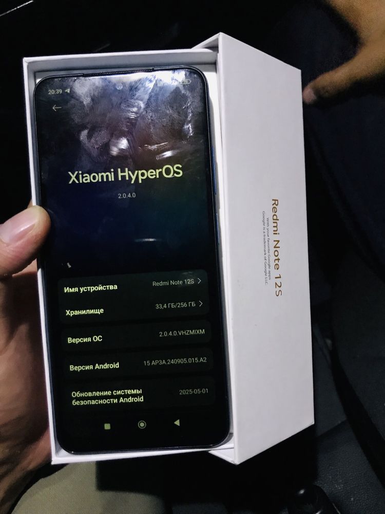 Redmi note 12s 8/256