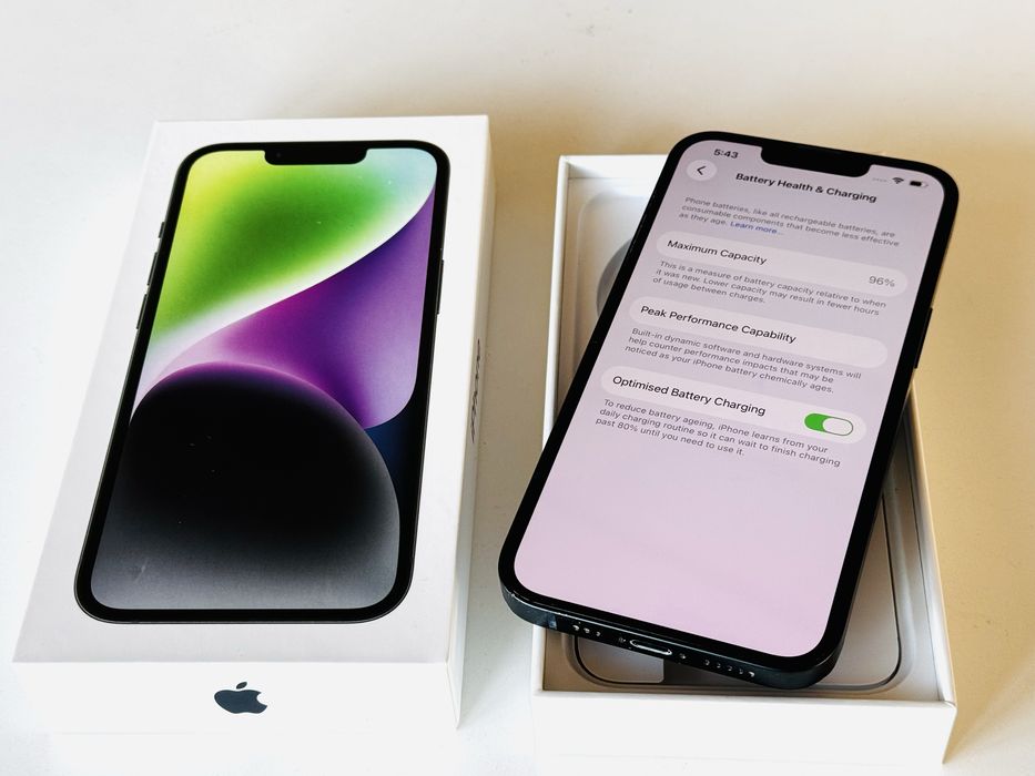 Iphone 14 128GB Black! Гаранция 6 месеца