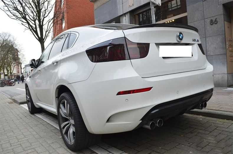 Eleron Lip Codita Portbagaj BMW X6 E71 Model Performance Negru Lucios