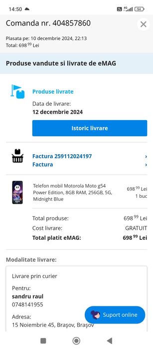 Telefon de vânzare