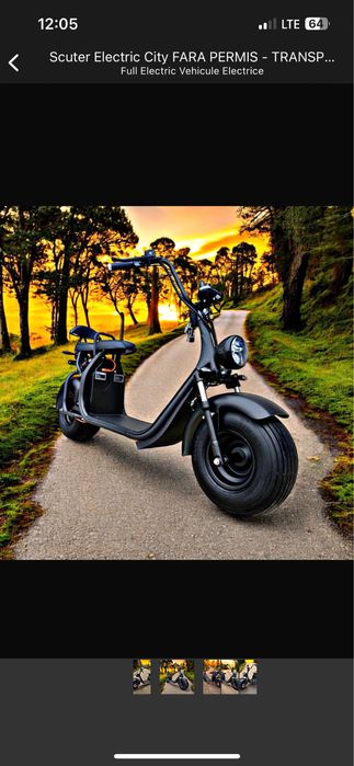 Vand scuter harley coco cyty nou !