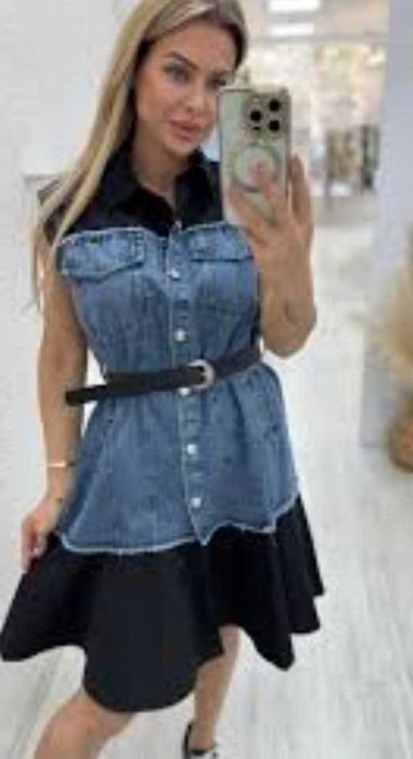 Нова дънкова рокля