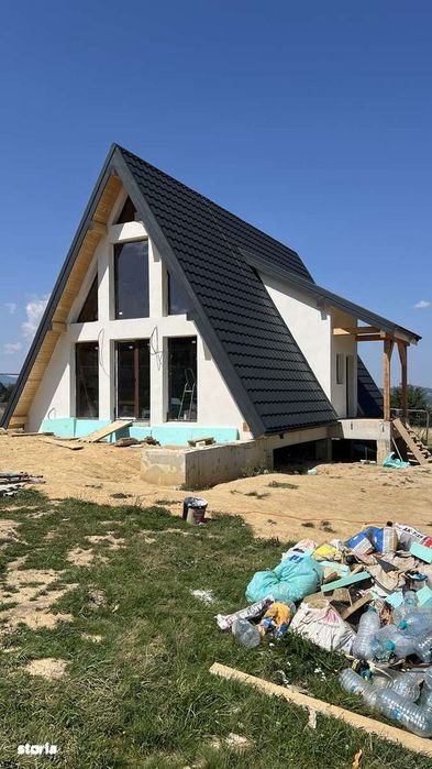 Casă A‑Frame 4 camere, Râșnov,Brasov-Direct dezvoltator, fără comision