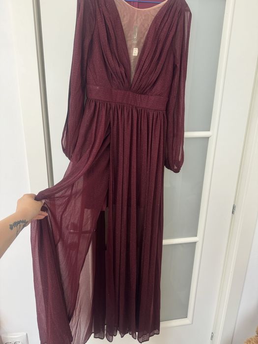 Rochie elegabta bordo
