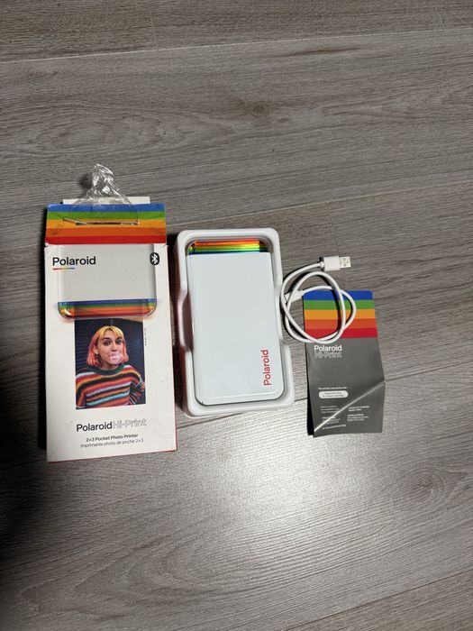 Polaroid Hi‑Print – imprimantă foto portabilă, ca nouă!