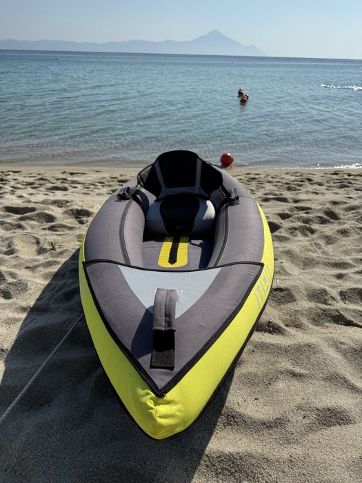 Caiac-canoe gonflabil pentru plimbări - cu 1 loc