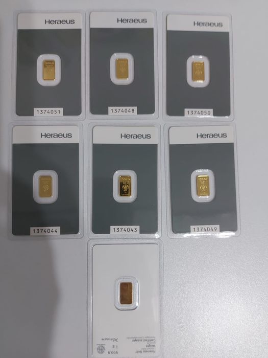 Vând Lingouri Aur 24 k