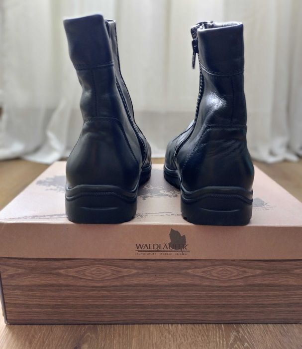 Мъжки боти естествена кожа с каракол Waldlaufer no. 42,5