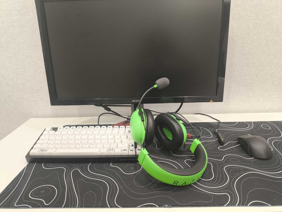 игровой компьютер, монитор 165гц, девайсы.