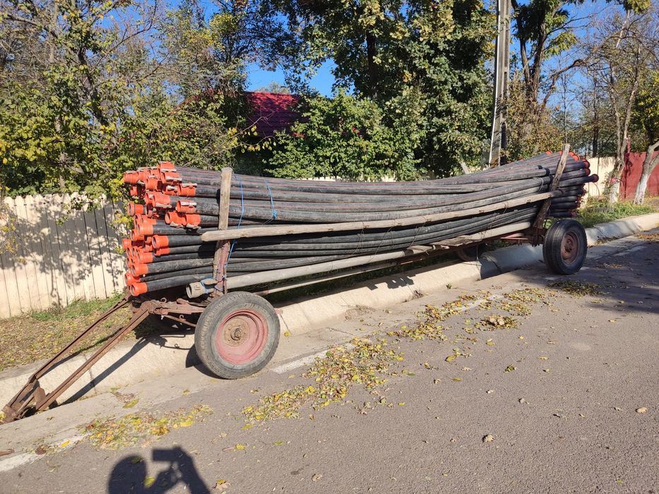 Aripă irigație+căruță